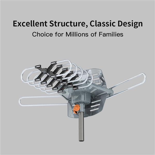 28-36dB 360 UV Dual-band Outdoor Antenna US Plug