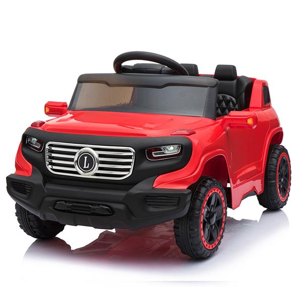 LZ-910 Electric Stroller Single Drive 35W*1 Battery 6V7AH*1 Normal Music Version With Remote Control Red