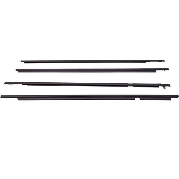 4pcs Weatherstrip Window Glass Seals for Land Cruiser Prado 120 &amp; for Lexus GX470 2003-2009