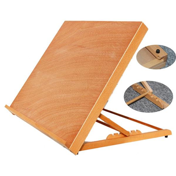 HJ-A2 Portable Sketch Table Drawing Table Burlywood