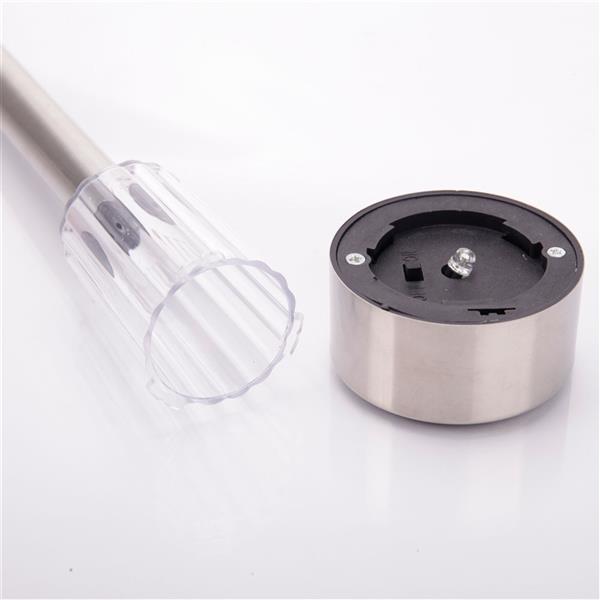 24pcs 5W High Brightness Solar Power LED Lawn Lamps with Lampshades White &amp; Silver