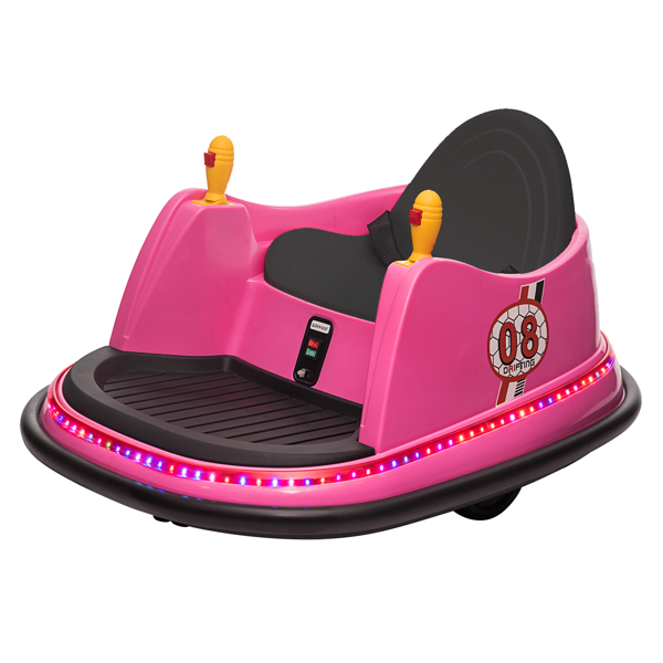 6V 7A.h Bumper Car Pink