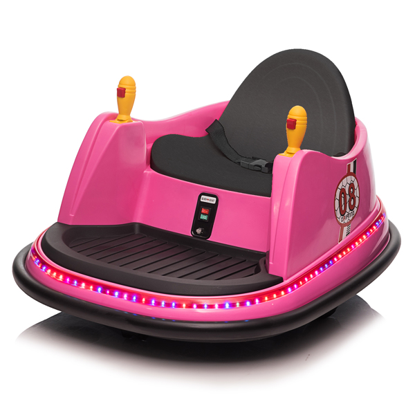 6V 7A.h Bumper Car Pink