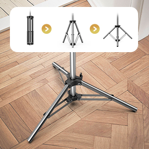 UNIQUE TRIPOD DESIGN