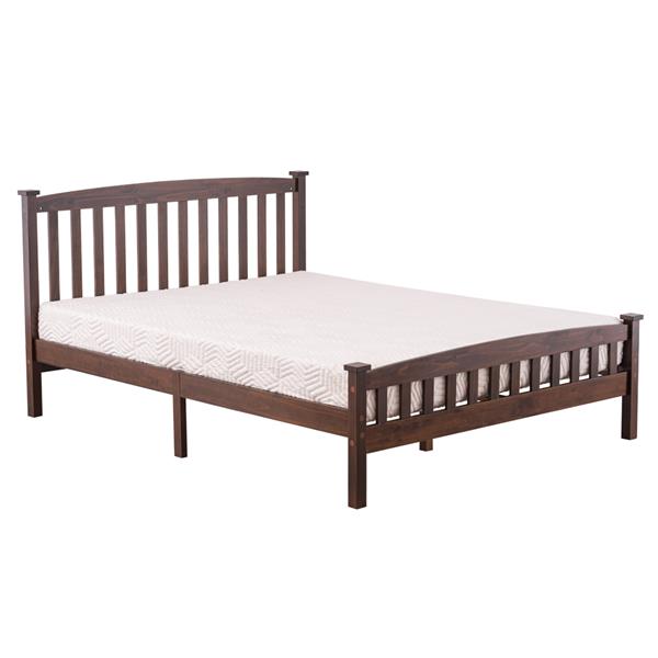 PWB-044 Cap Vertical Strip Bed Walnut Color Full