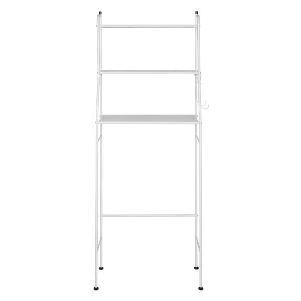 3-Tier The Toilet Bathroom Rack White