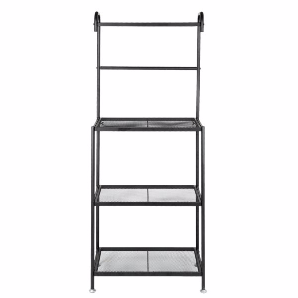 4-Tier Wire Mesh Laminate Kitchen Shelf