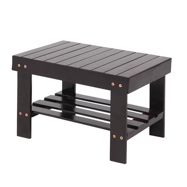 Children Bench Stool Bamboo Brown