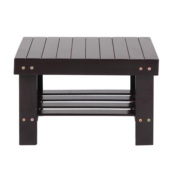 Children Bench Stool Bamboo Brown