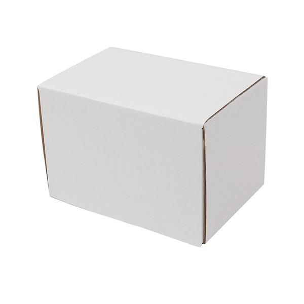 50 Corrugated Paper Boxes 6x4x4&quot;15.2*10*10cmWhite Outside and Yellow Inside