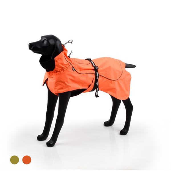 Dog Coats Small Waterproof,Warm Outfit Clothes Dog Jackets Small,Adjustable Drawstring Warm And Cozy Dog Sport Vest-orangesize L