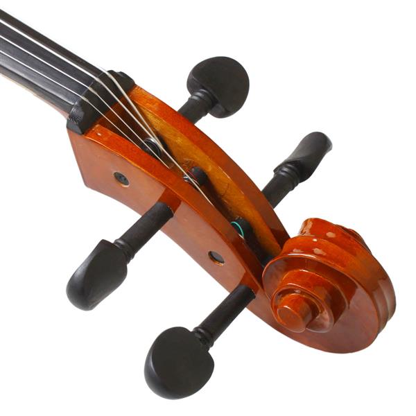 4/4 Wood Cello   Bag   Bow   Rosin   Bridge Natural