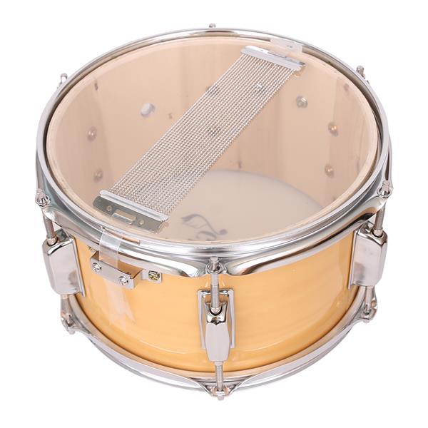 [Do Not Sell on Amazon]Glarry 10 x 6&quot; Snare Drum Poplar Wood Drum Percussion Set Wood Color