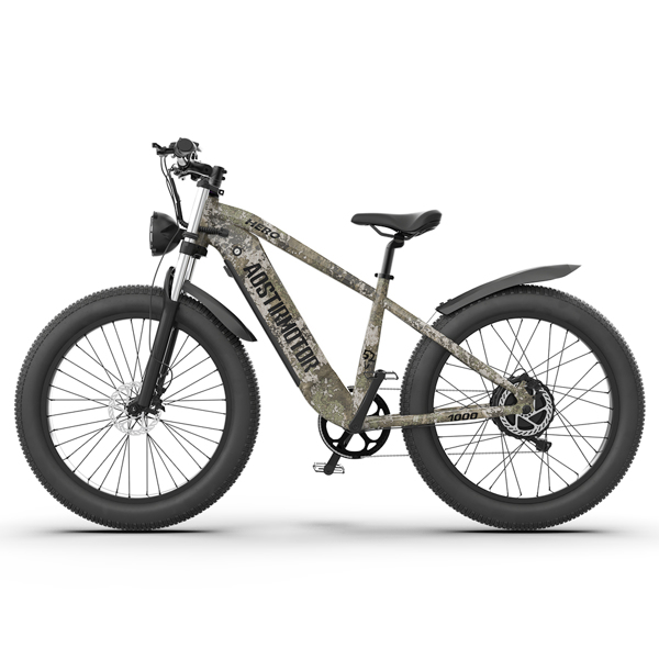E-bike 26&quot;1000W Electric Bike 52V 20Ah battery SAMSUNG All-terrain EBike Mountain BicycleCamouflage