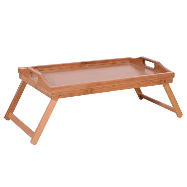 Simple Bamboo Tea Table Wood Color