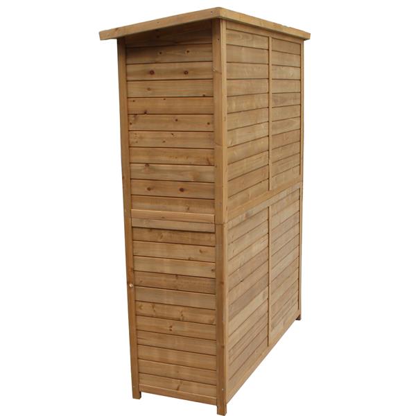 Fir Wood Shed Garden Storage Shed Wood Color &amp; Green