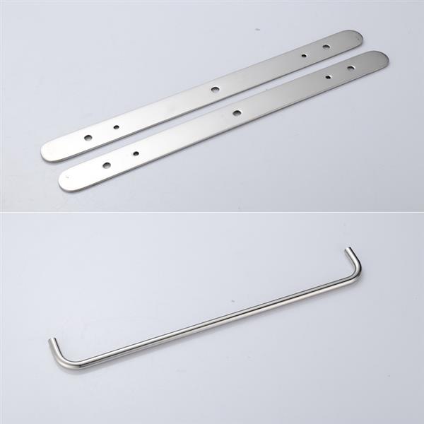 304 Stainless Steel Hand Polishing Finished Three Stagger Layers  Towel Bars Towel Rack Wall Mounted Multilayer Bathroom Accessories 23.62 inch bars KJWY003YIN-60CM