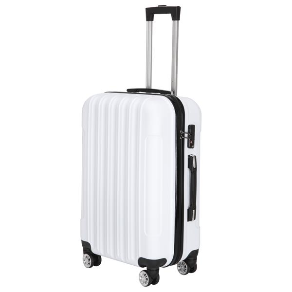 3-in-1 Multifunctional Large Capacity Traveling Storage Suitcase White