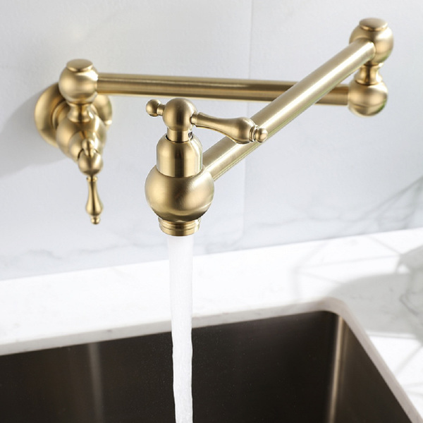 Folding faucetPot Filler Faucet Wall Mount
