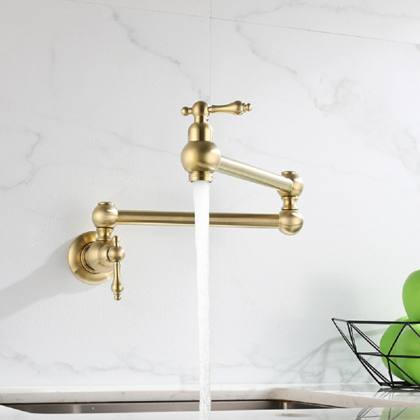 Folding faucetPot Filler Faucet Wall Mount