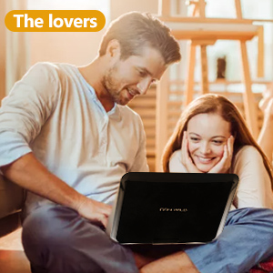 watch your wedding video on a portable DVD player with your lovers