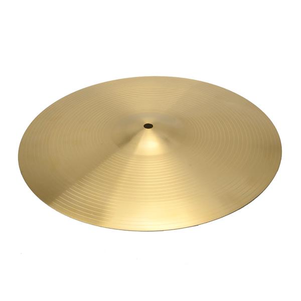 Professional 16&quot; 0.7mm Copper Alloy Crash Cymbal for Drum Set Golden