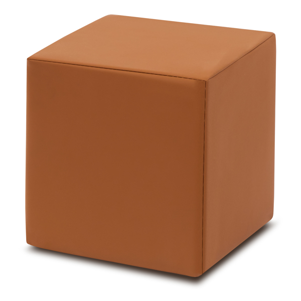 Faux Leather Ottoman Square Footrest Stool Multifunctional Upholstered Ottoman Shoe Changing Stool Dressing Stool Coffee Table Suitable for Living Room Bedroom