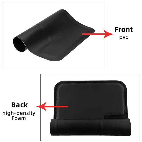 3x 4x1/2&quot; Beauty Salon Square Anti-fatigue Salon Mat (Foreign Party Internal Party) Black