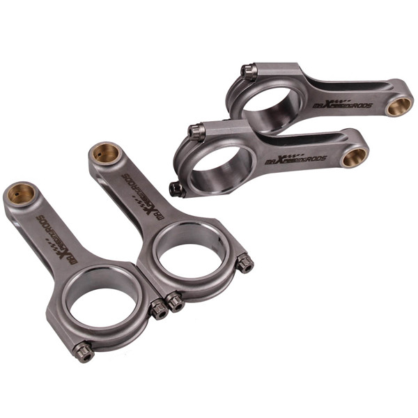 4pcs H-beam Connecting Rods &amp; ARP2000 Bolts for Honda Civic CRX D16 D16A D16Y7 D16Y8 D16Z6 1988-2000