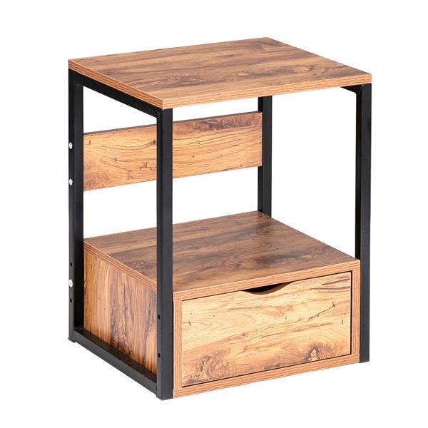 Steel Frame One Pumping Bedside Table