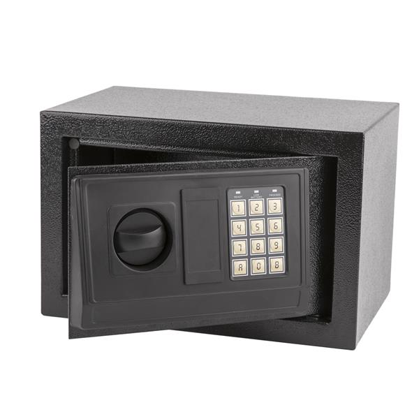 E20EA Small Size Electronic Digital Steel Safe Strongbox Black