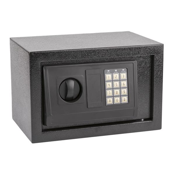 E20EA Small Size Electronic Digital Steel Safe Strongbox Black