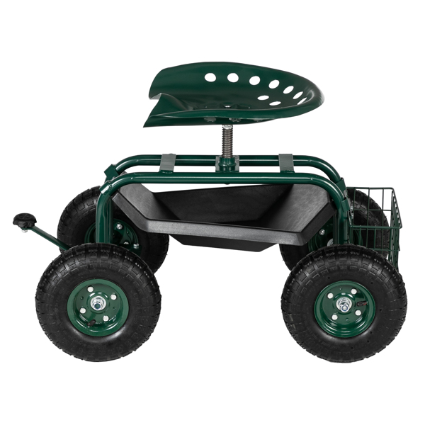 75*45*47cm Iron Short Handle Garden Seat Car