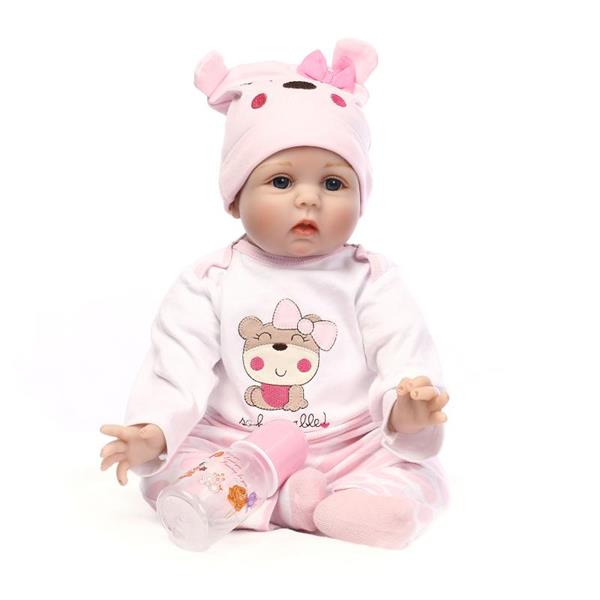 22&quot; Cute Simulation Baby Infant Toy Pink