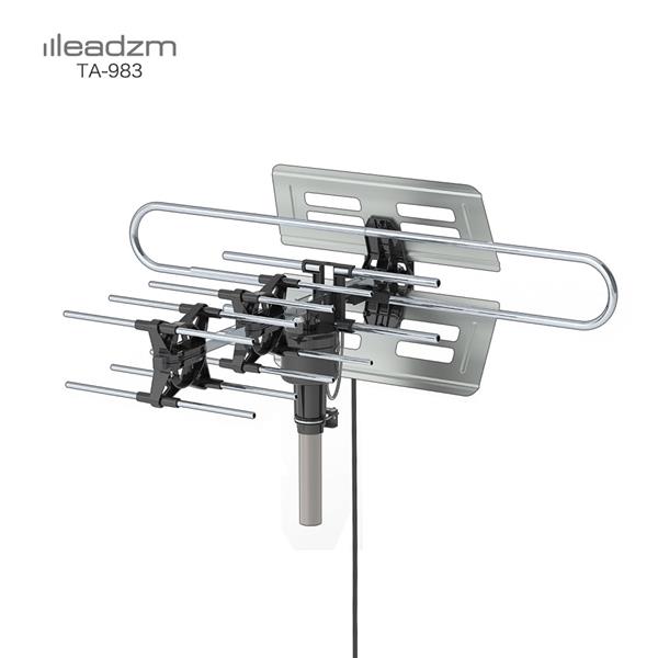 TA-983 360Rotation UV Dual Frequency 45-860MHz 22-38dB Outdoor TV Antenna