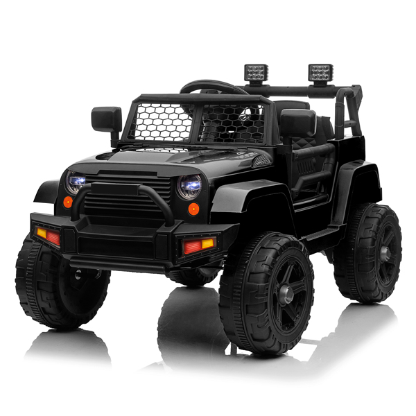 LEADZM Dual Drive 12V 4.5A.h with 2.4G Remote Control Jeep Black