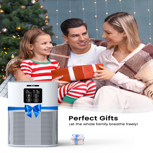 VEWIOR 2 in 1 Air Purifier with H13 Filters for Home Allergies Pets Hair Odor Eliminators,  Aromatherapy diffuser and Auto Mode, Quiet Air Cleaner for Office, Home, Bedroom(Shipment from FBA)