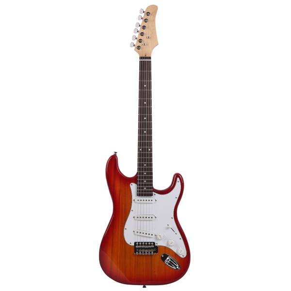 Rosewood Fingerboard  Electric Guitar Sunset Red