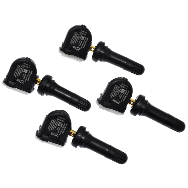 4Pcs Tire Pressure Monitoring Systems Sensor TPMS 433MHZ for Cadillac Chevy Buick GMC 13598773