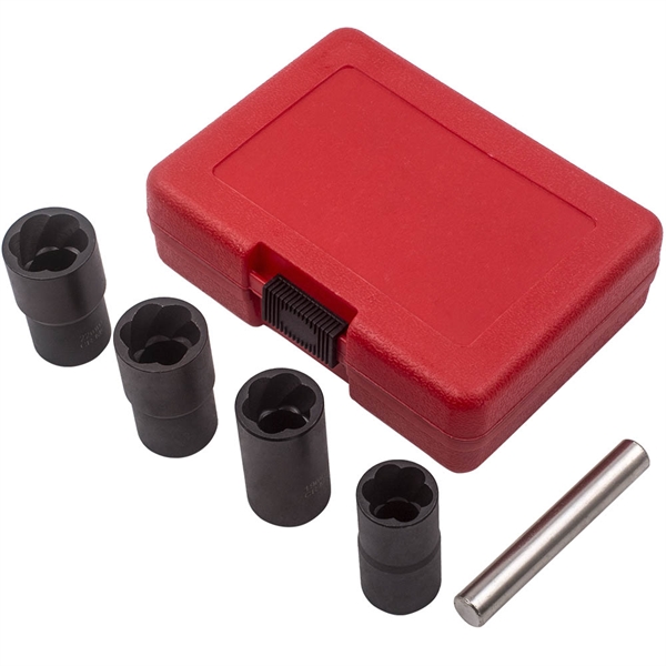Twist Socket Wheel Lock Nut Removal Extractor Tool 1/2 Drive 17 19 21 22mm