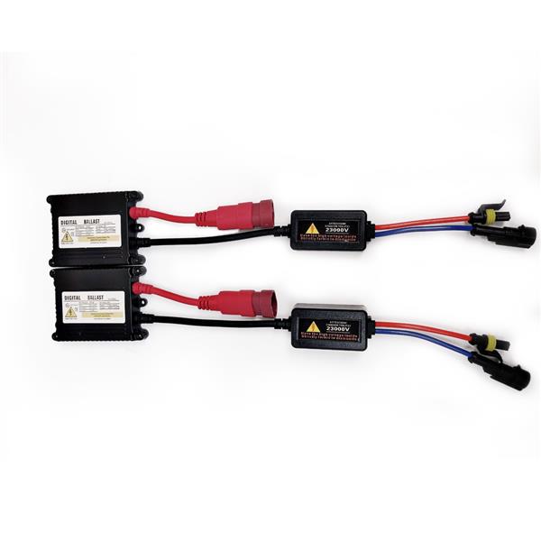 1Pair 35W Slim Digital HID Ballast w/o CANBUS for HID Xenon Light Kit H11 H7 H8 H9 H4 H1 9005 9006