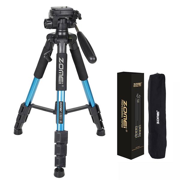 ZOMEI Q111 55&quot; Professional Aluminum Alloy Camera Tripod for DSLR Canon Nikon Sony DV Video and Smar