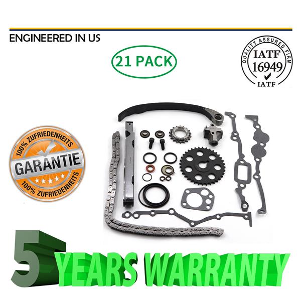 Timing Chain Kit Fit 89-97 Nissan 240SX Pick Up 2.4L SOHC KA24E