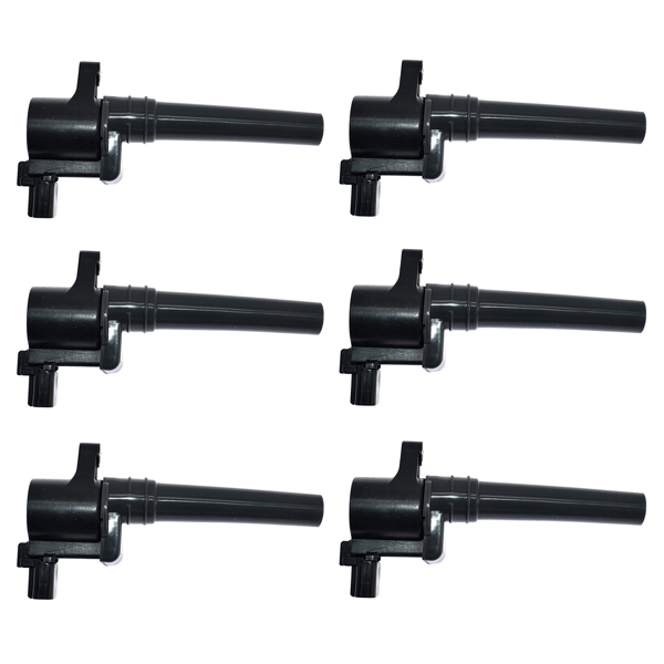 6Pcs Ignition Coils for Aston Martin Rapide Vanquish DB9 4G43-12A366-AA