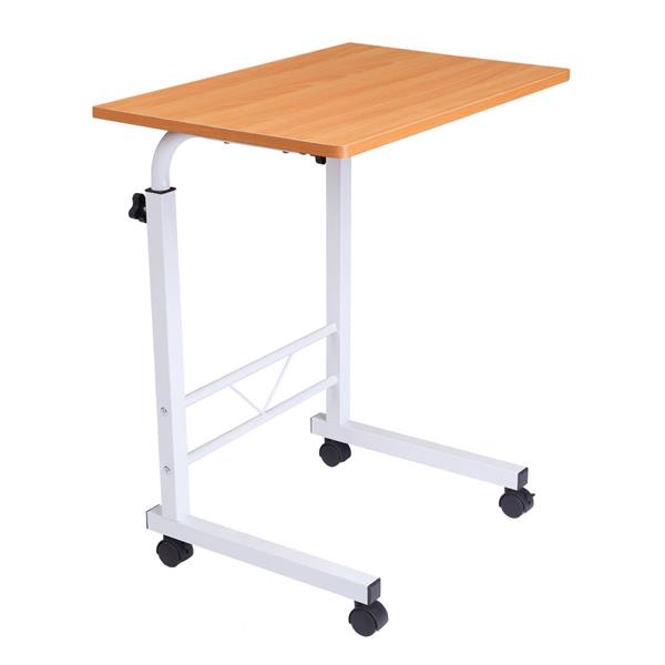 Removable P2 15MM Chipboard &amp; Steel Side Table Beech Wood Color