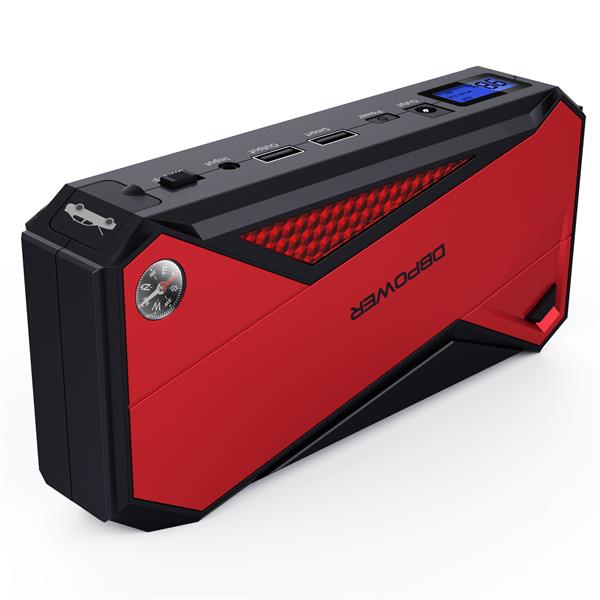 DBPOWER 800A Peak 18000mAh Portable Car Jump Starter (up to 7.2L Gas/5.5L Diesel Engine) Portable Battery Booster with LCD Screen  (The product has a risk of infringement on the Amazon platform)