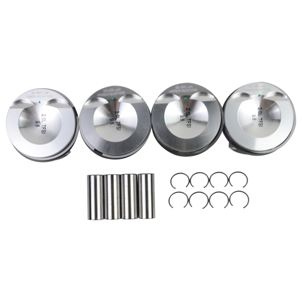 4x Pistons 21mm Fits 2.0 TFSI Audi VW A3 A4 Q5 TT Jetta GTI Passat 2008-2011 06H107065AB 06H107065AH 06H107065BE