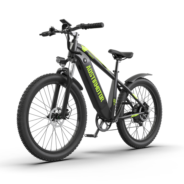 AOSTIRMOTOR new pattern 26&quot; 750W Electric Bike Fat Tire 52V15AH Removable Lithium Battery for Adults