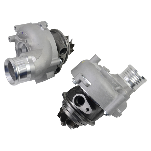 2Pcs Turbocharger Compressor Housing Cartridge Core for Audi A8 S6 S7 S8 2013-18 079145703E 079145704E