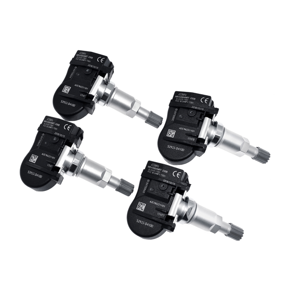 TPMS Tire Pressure Monitor System 4pcs 433MHz Sensors For Elantra Genesis G90 Santa Fe  Kona Sorento Optima Sportage Niro Soul 52933-D4100